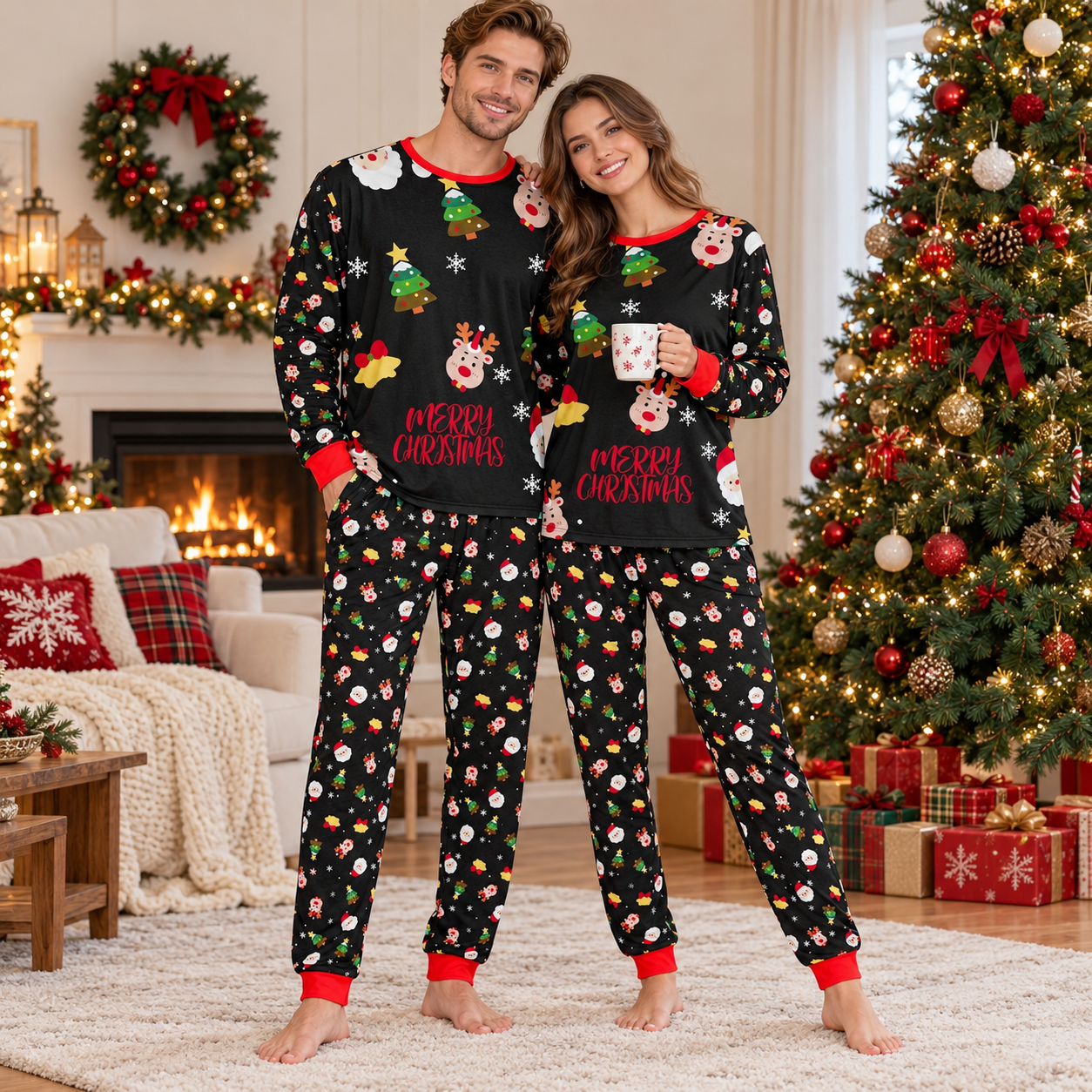 Couples Pajamas for Christmas