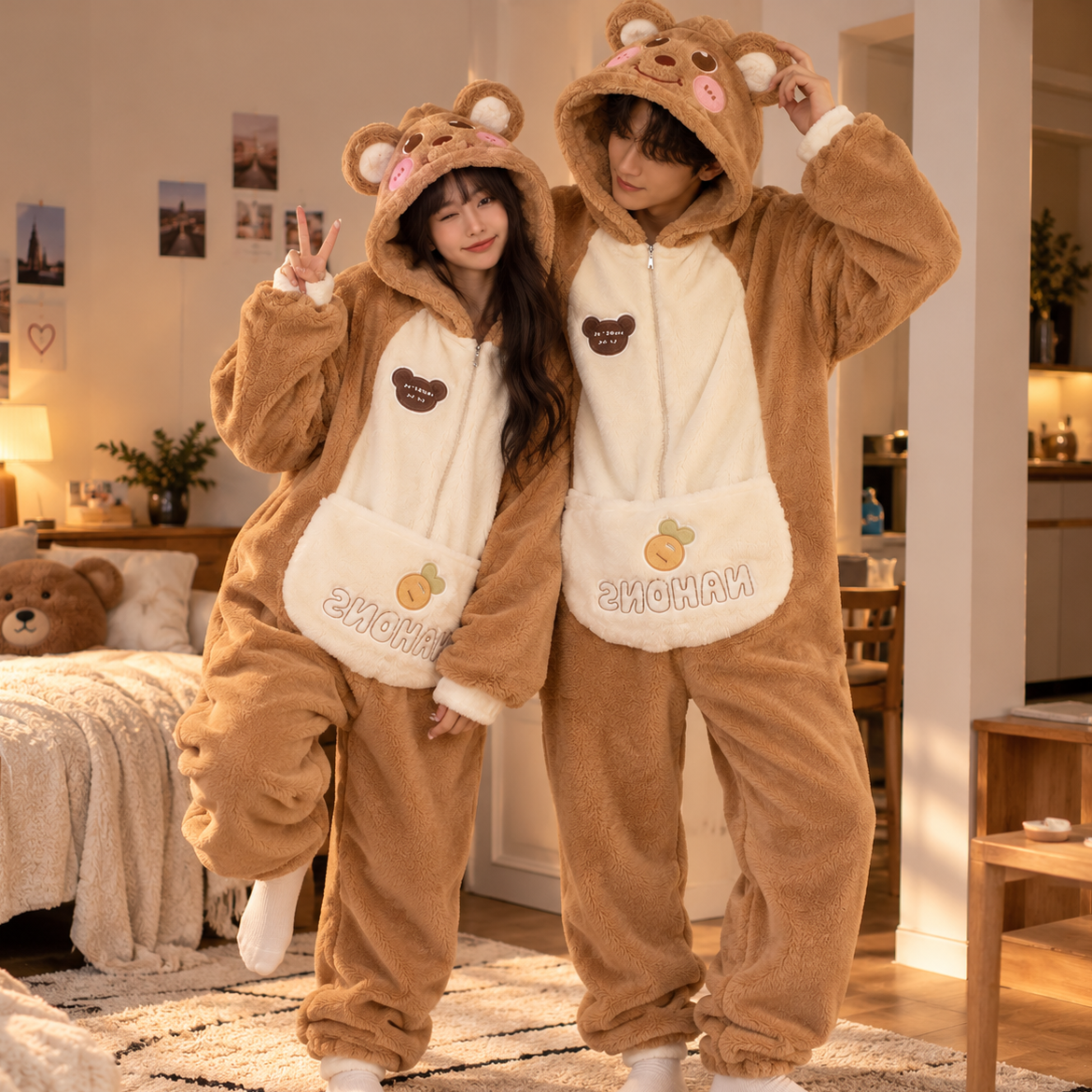 Couple Onesies Bear