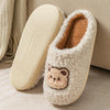 Couple plush slipper