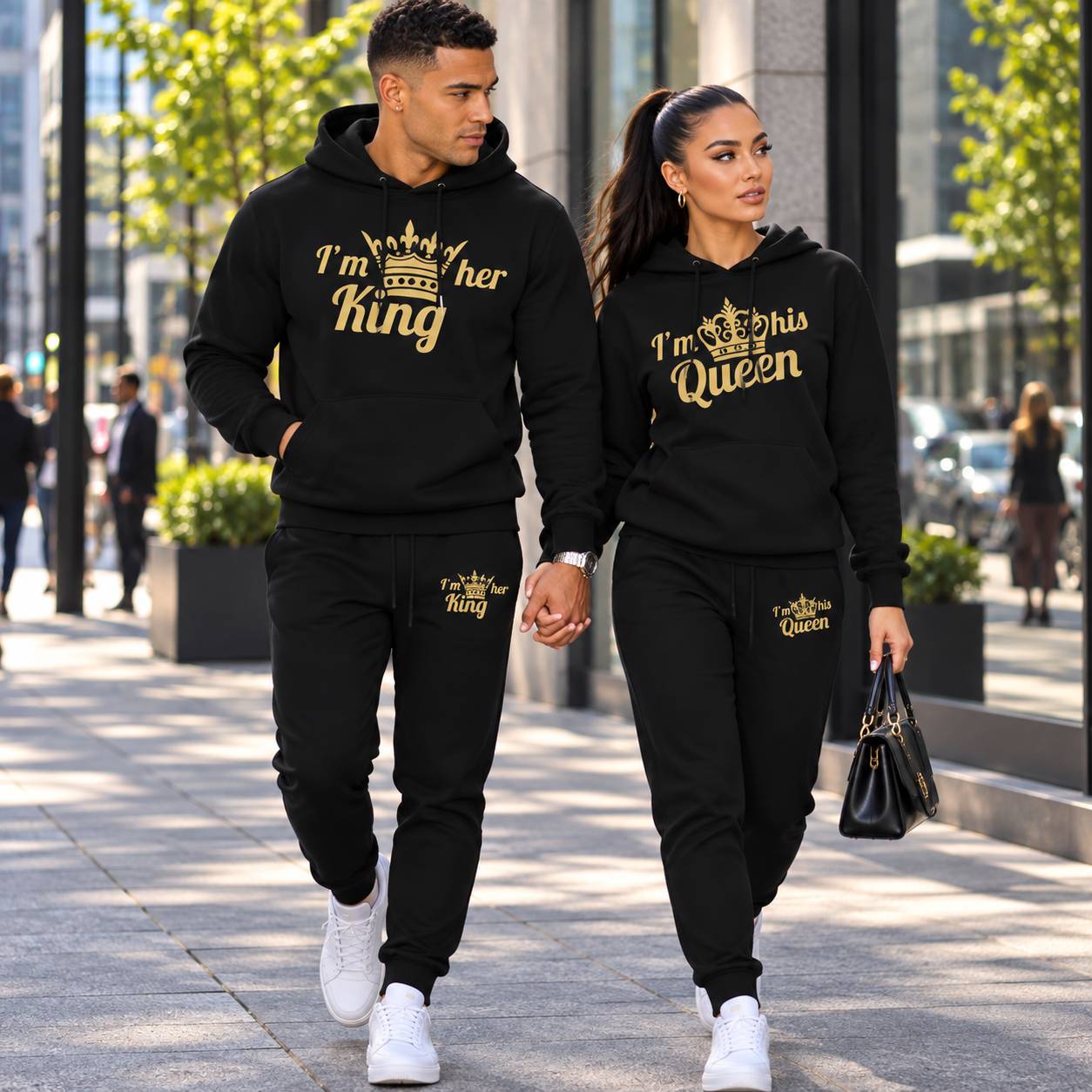 King Queen Matching Tracksuit