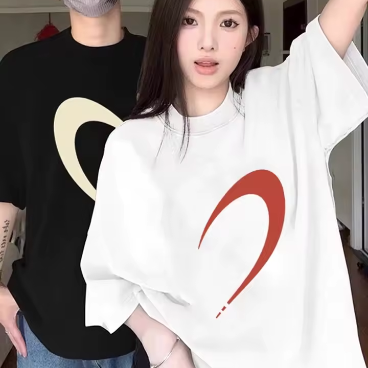 Couples Half Heart T Shirts