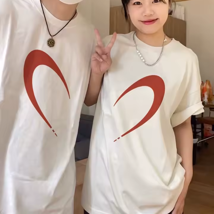 Couples Half Heart T Shirts