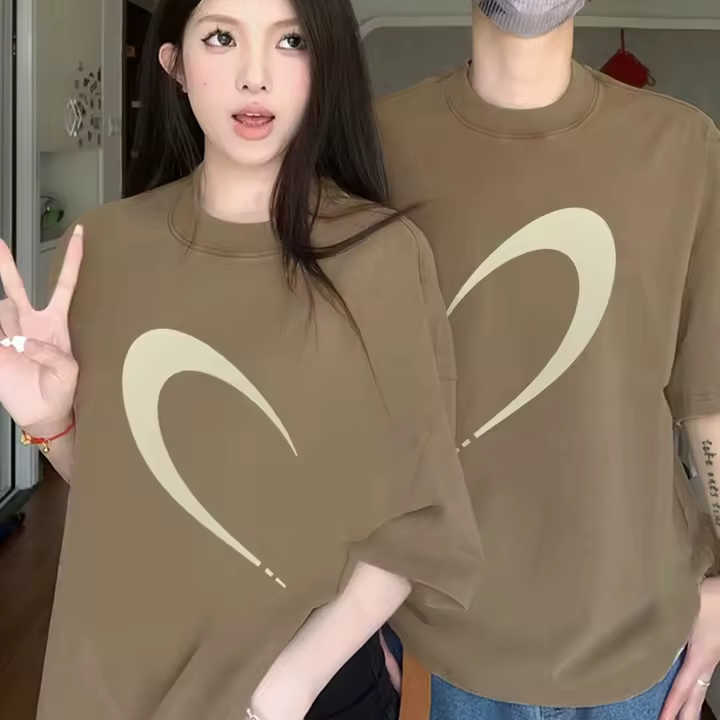 Couples Half Heart T Shirts