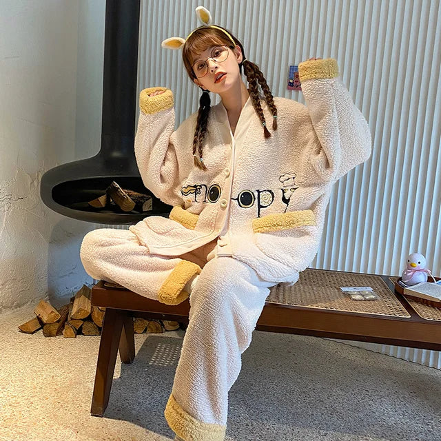 Couples Matching Flannel Pajamas