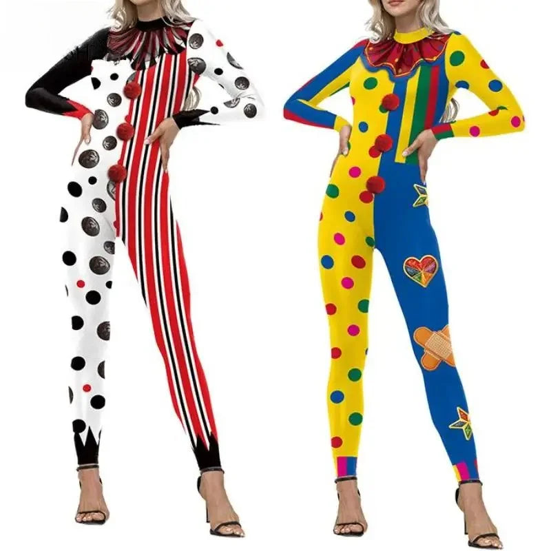 Couples Halloween Clown Costumes