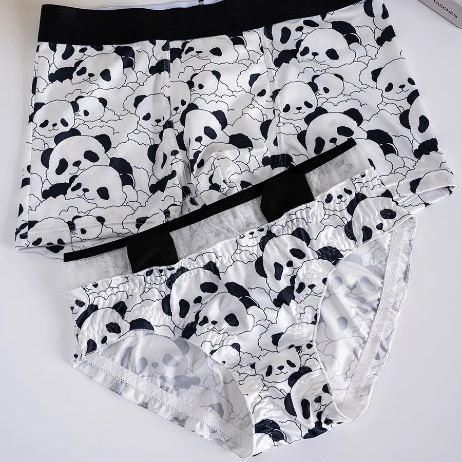 Couples Panda Underwear