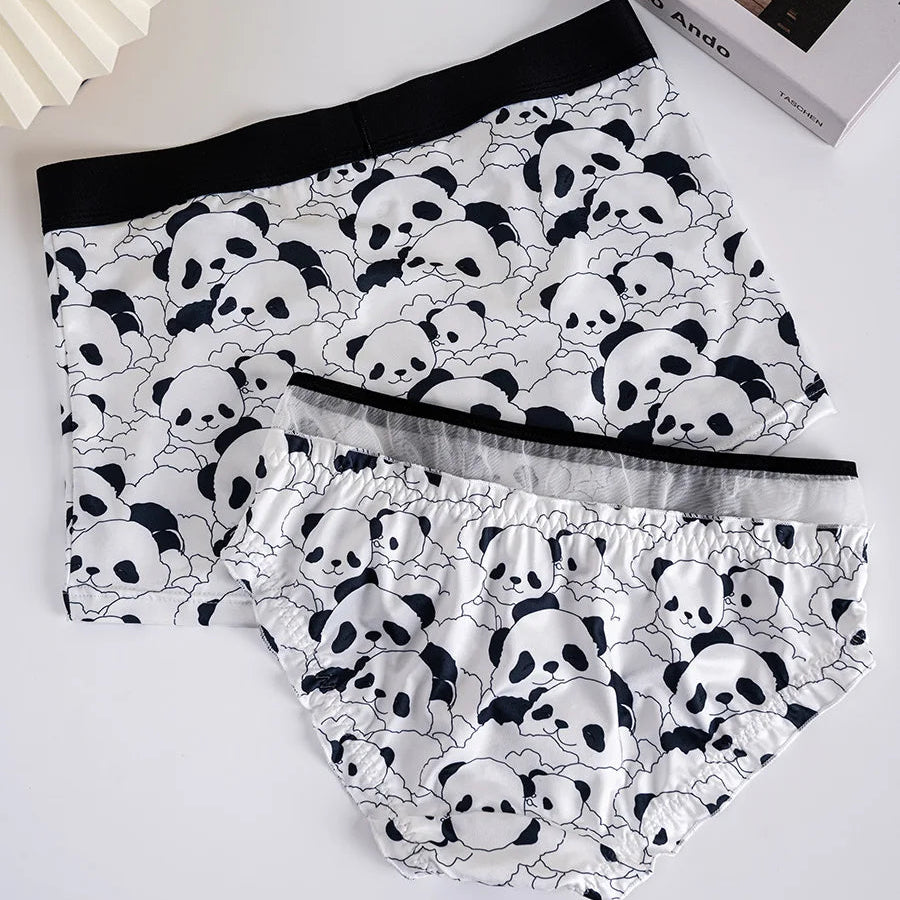 Couples Panda Underwear