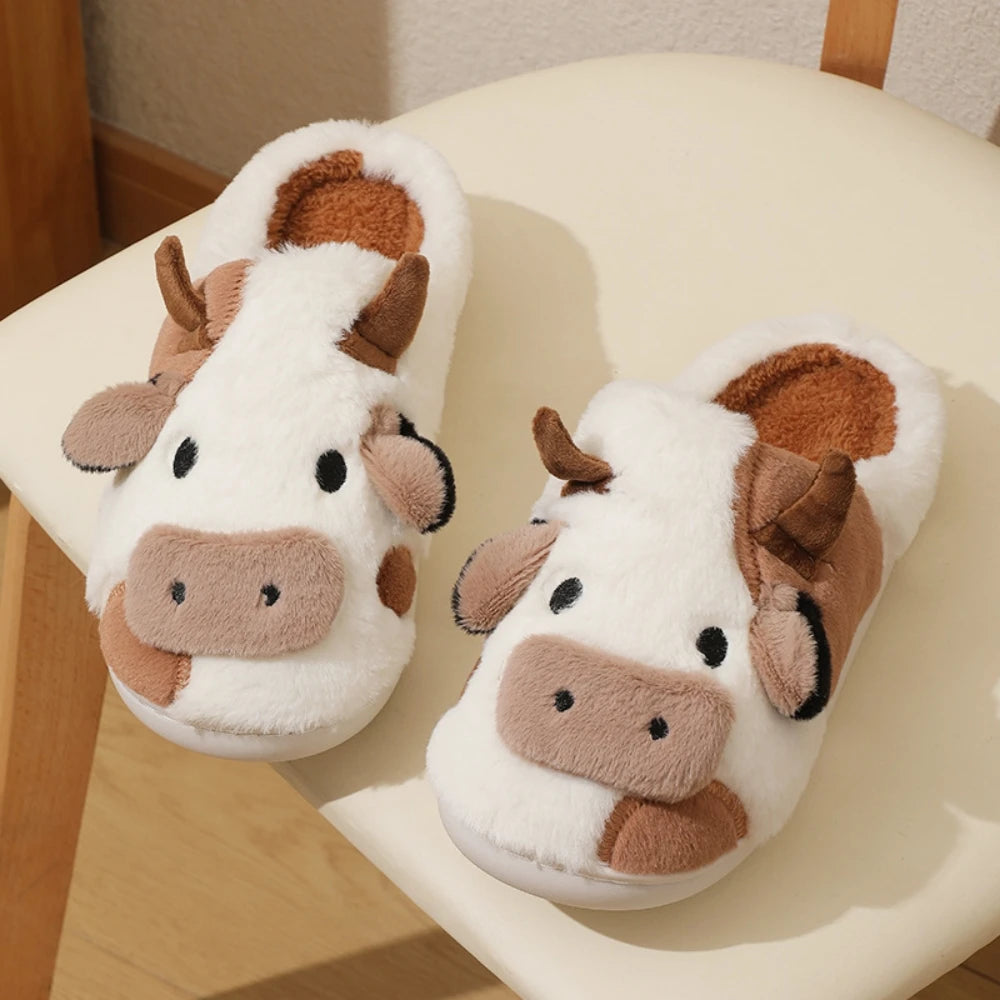 Cow Slippers for Couples
