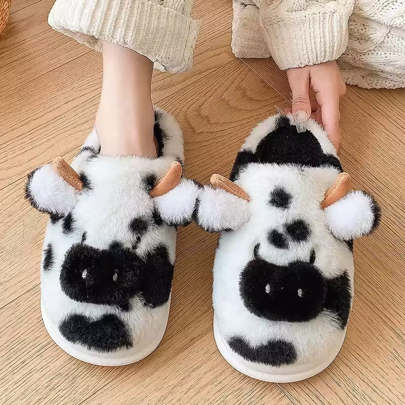 Cow Slippers for Couples