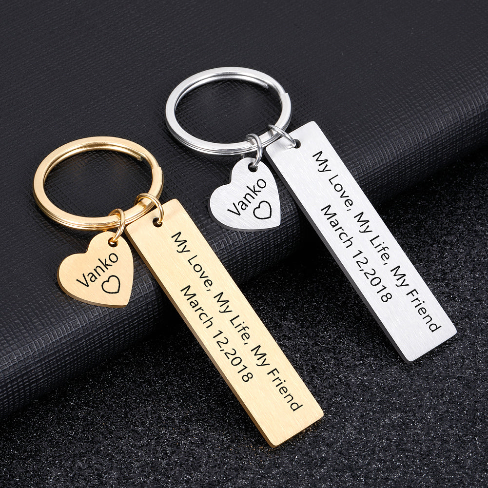 Couple Key Chain Custom Couple Keychains | My Couple Goal