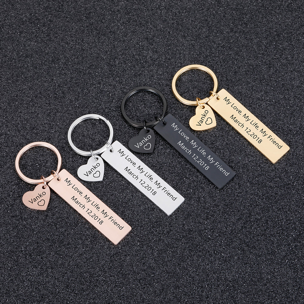 Custom Couple Keychains