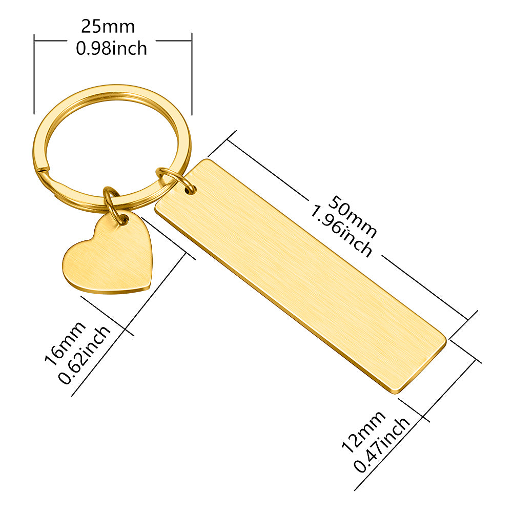 Custom Couple Keychains