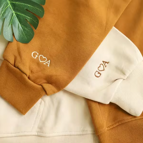 Custom Embroidered Hoodies Couples