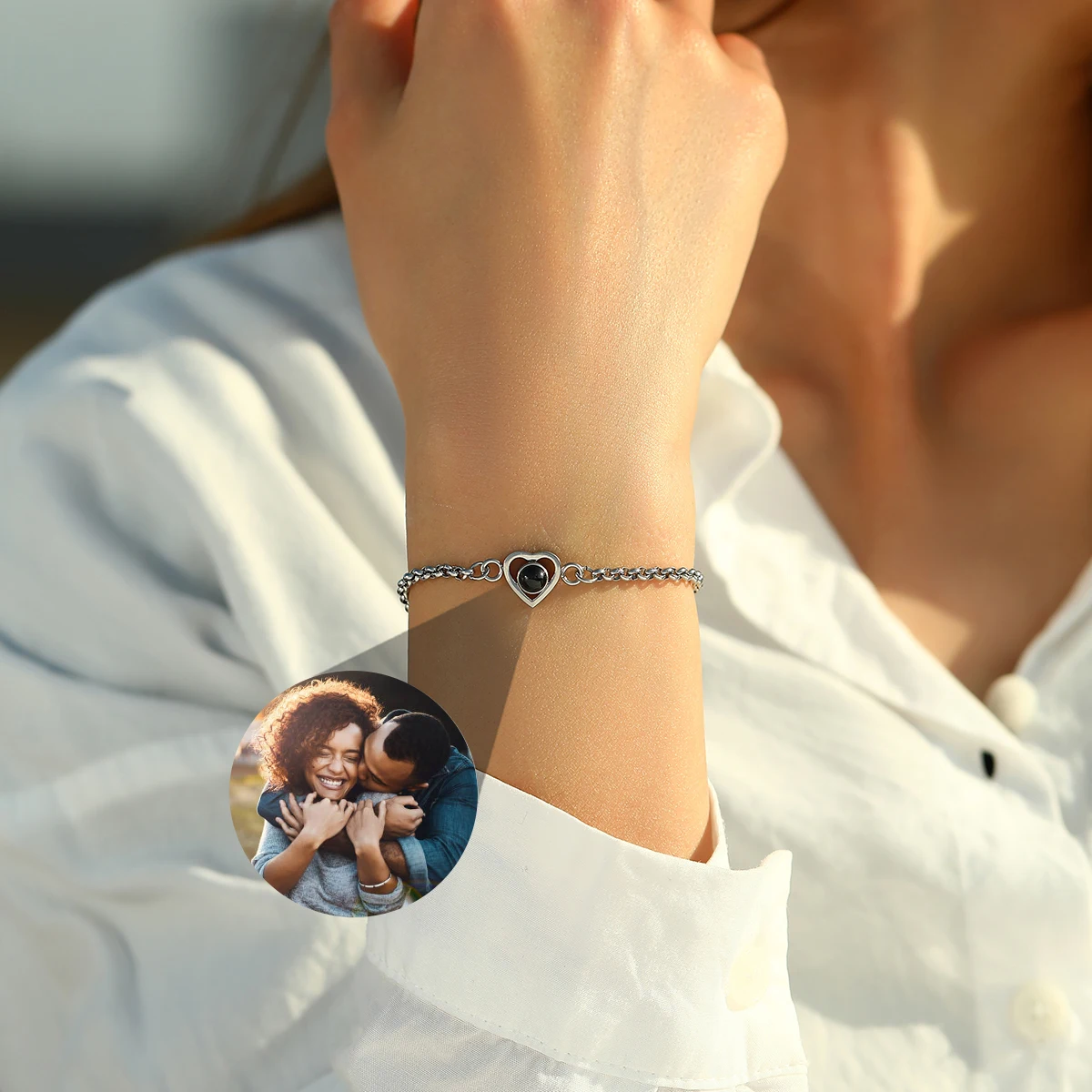 Custom Photo Projection Bracelet