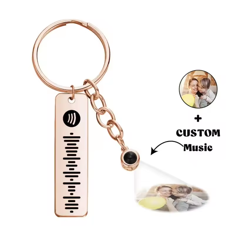 Custom Photo Projection Keychain