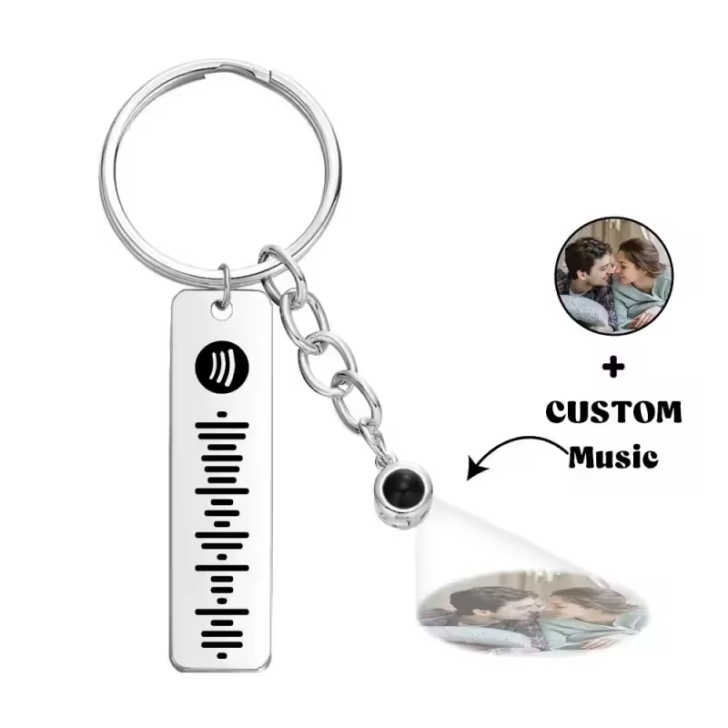 Custom Photo Projection Keychain