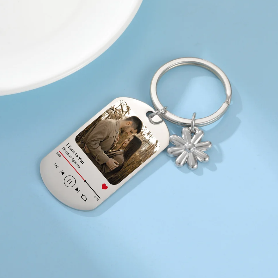 Custom Song Keychain