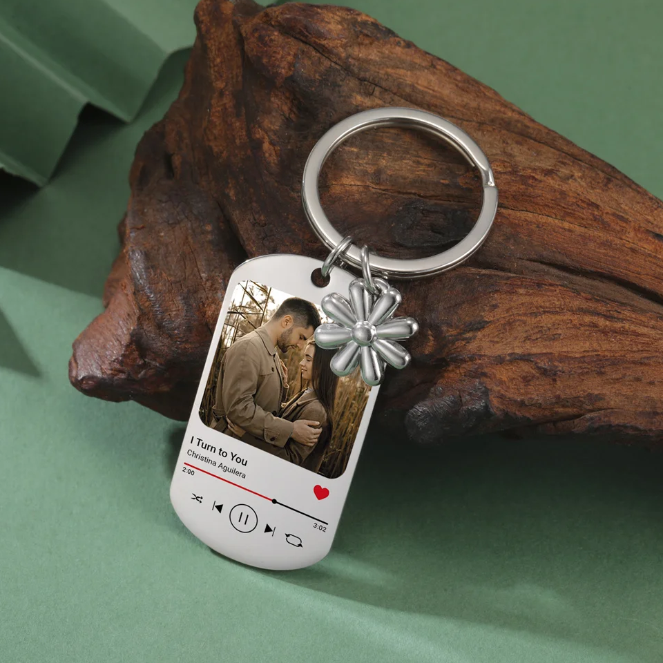 Custom Song Keychain