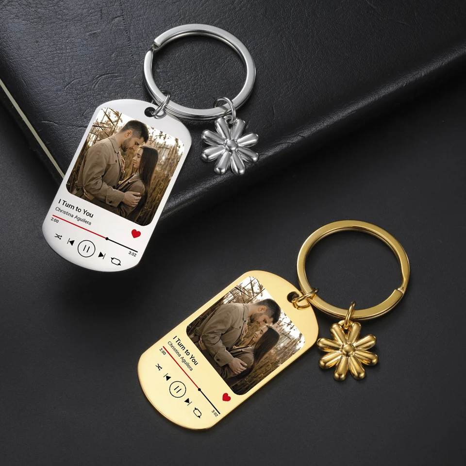 Custom Song Keychain