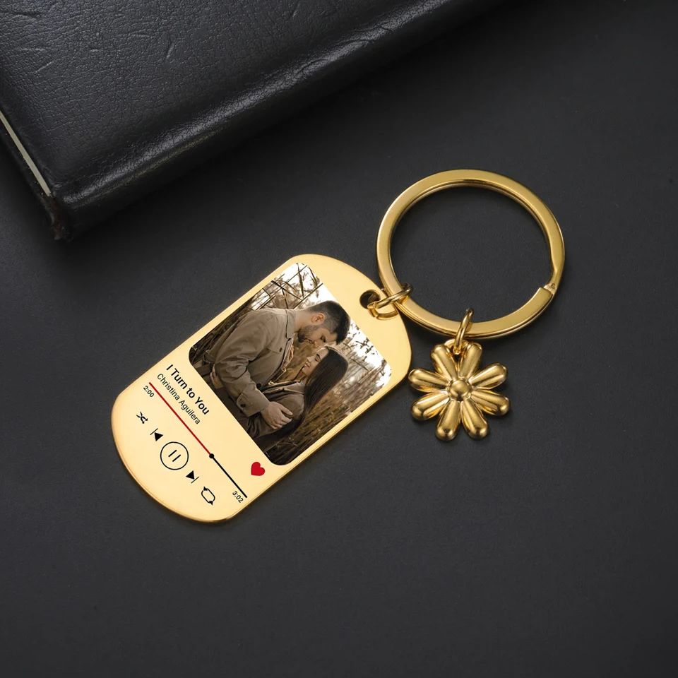 Custom Song Keychain