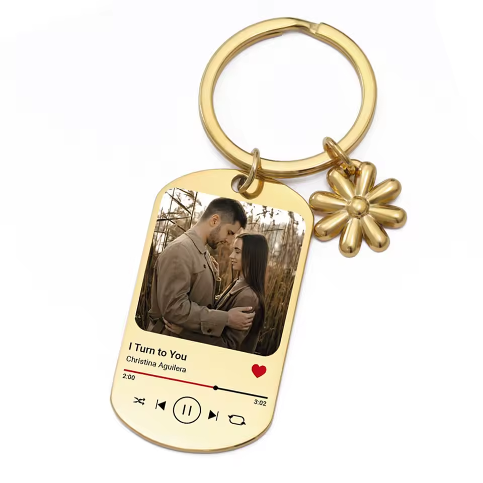 Custom Song Keychain