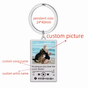 Custom Song Plaque Keychain