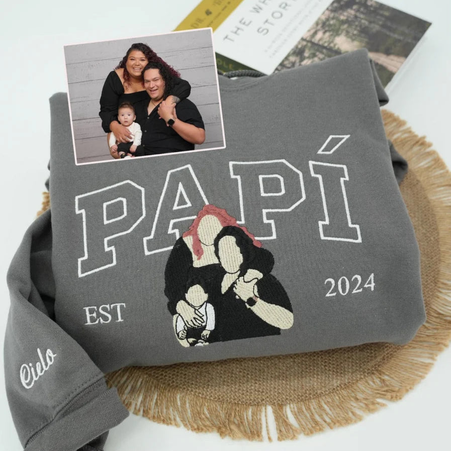 Custom Photo Embroidered Sweatshirts