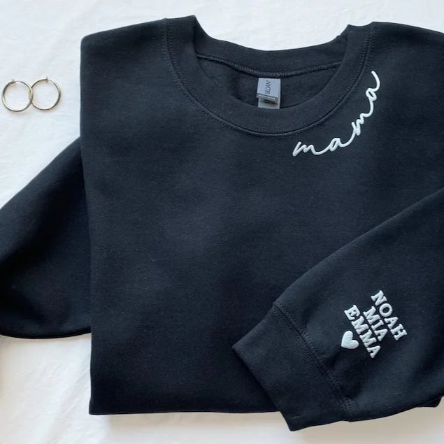 Custom Sweatshirts Shoulder Text