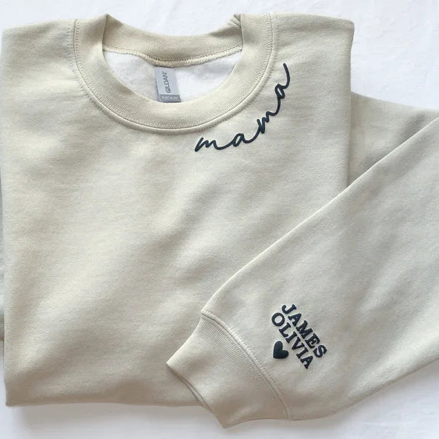 Custom Sweatshirts Shoulder Text