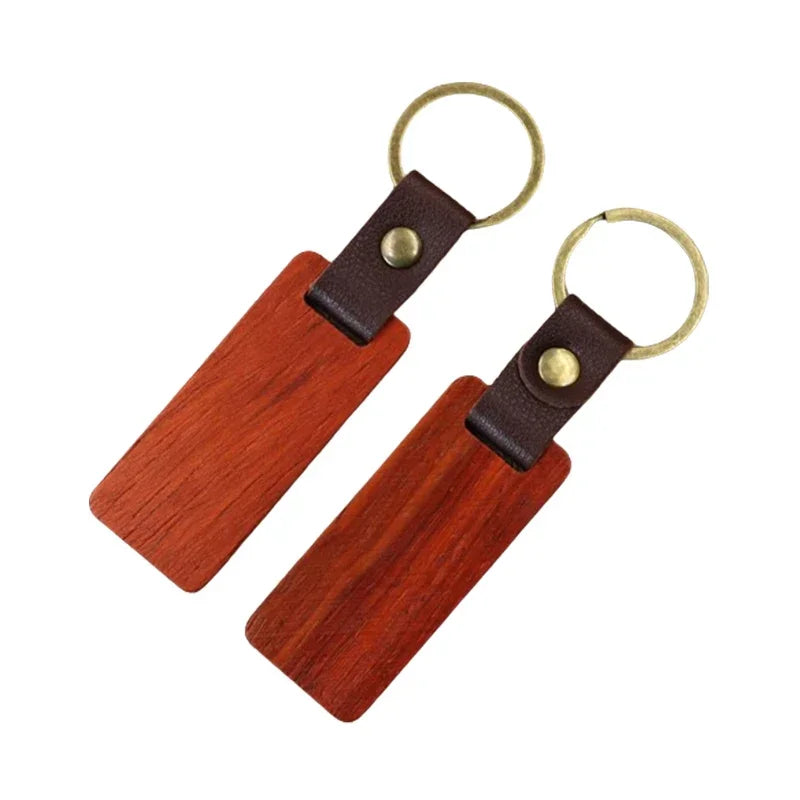 Custom Wood Keychains for Couples