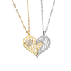 Cute Heart Necklace for Couples