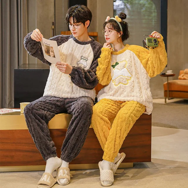 Cute 2025 fleece pajamas