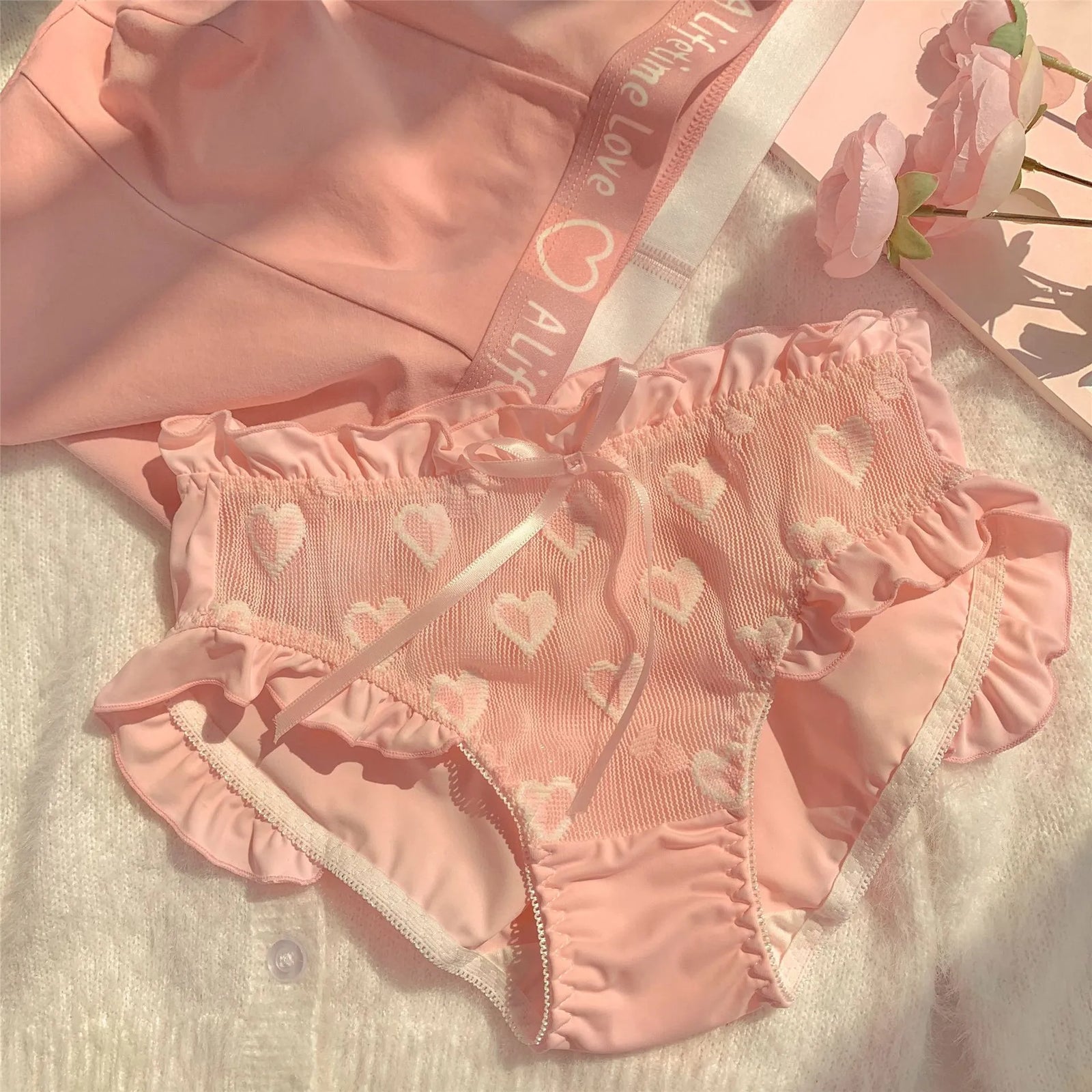 Cute Pink Couple Underwear