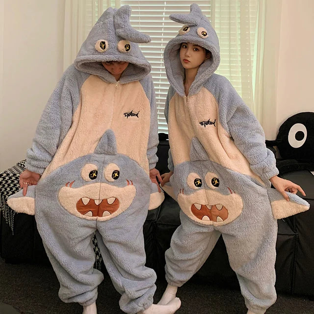 Matching shark pajamas hotsell