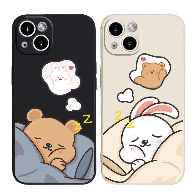 Cute Animal Couple Phone Case