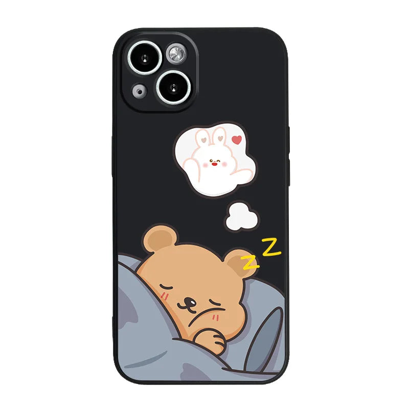 Cute Animal Couple Phone Case