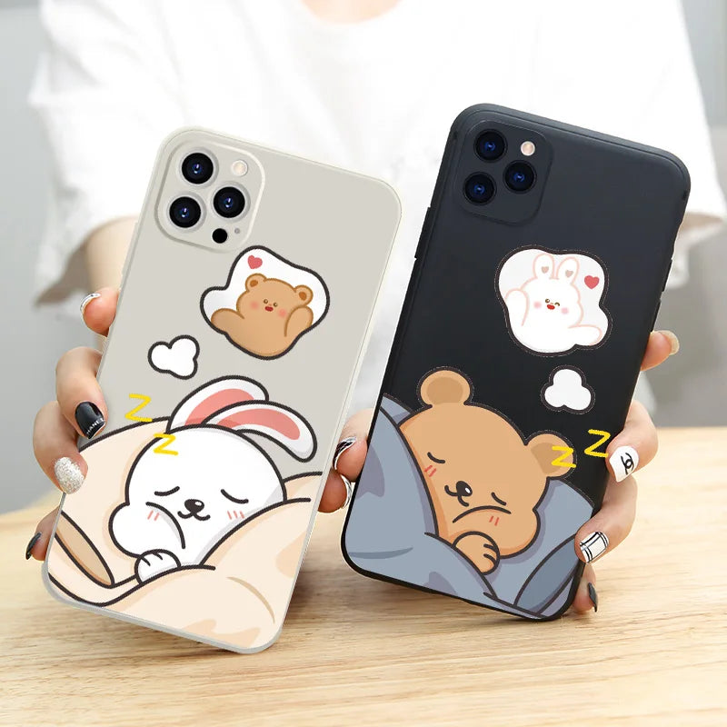 Cute Animal Couple Phone Case