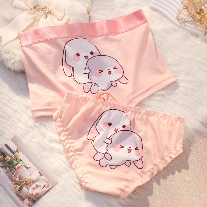 Cute Bunny Couple Underwear