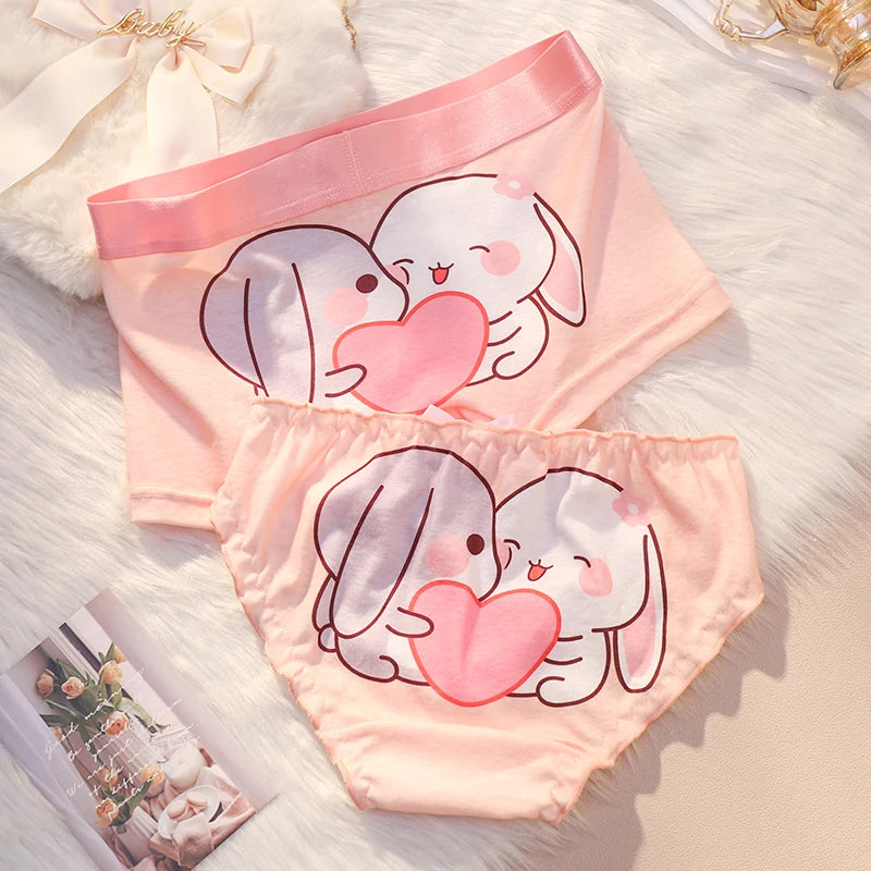 Cute Bunny Couple Underwear