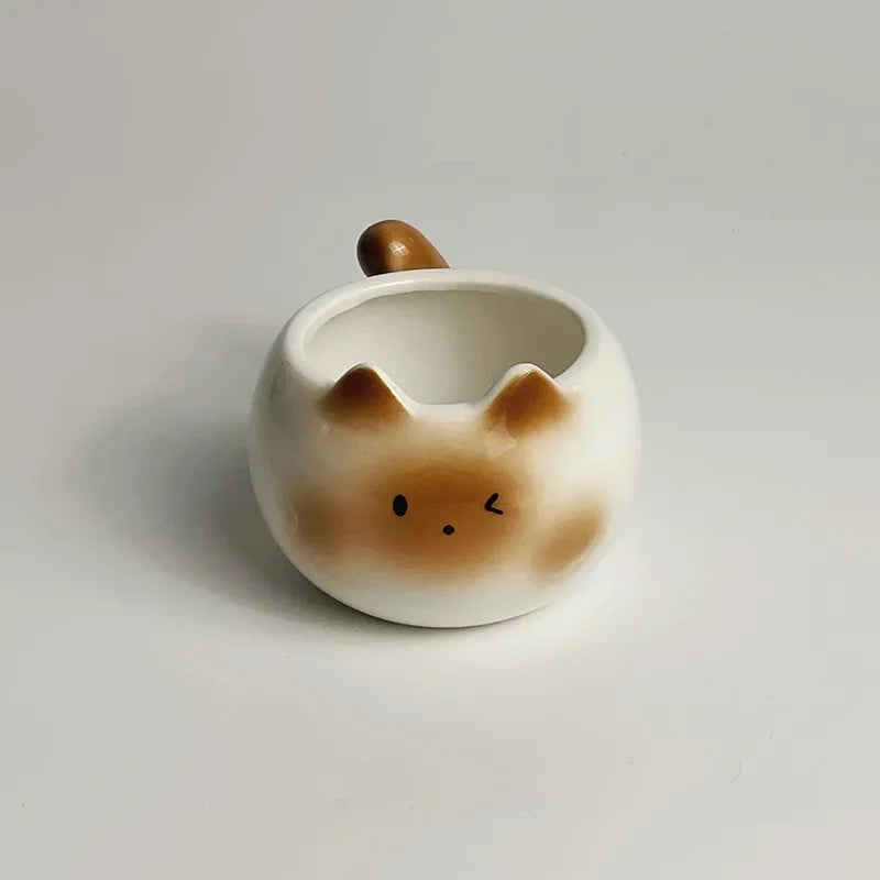 Cute Cat Couple Mugs