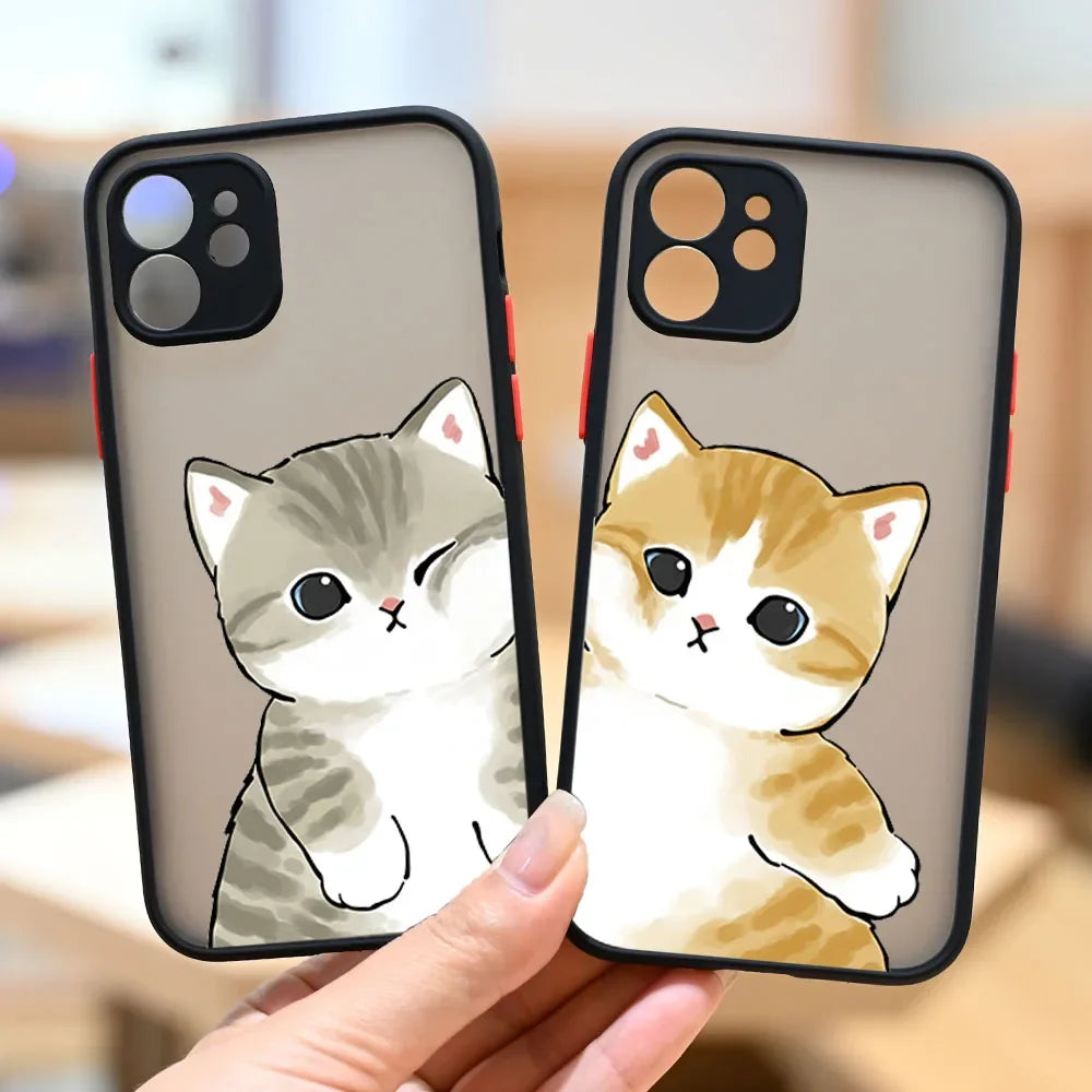 Cute Cat Couple Phone Case