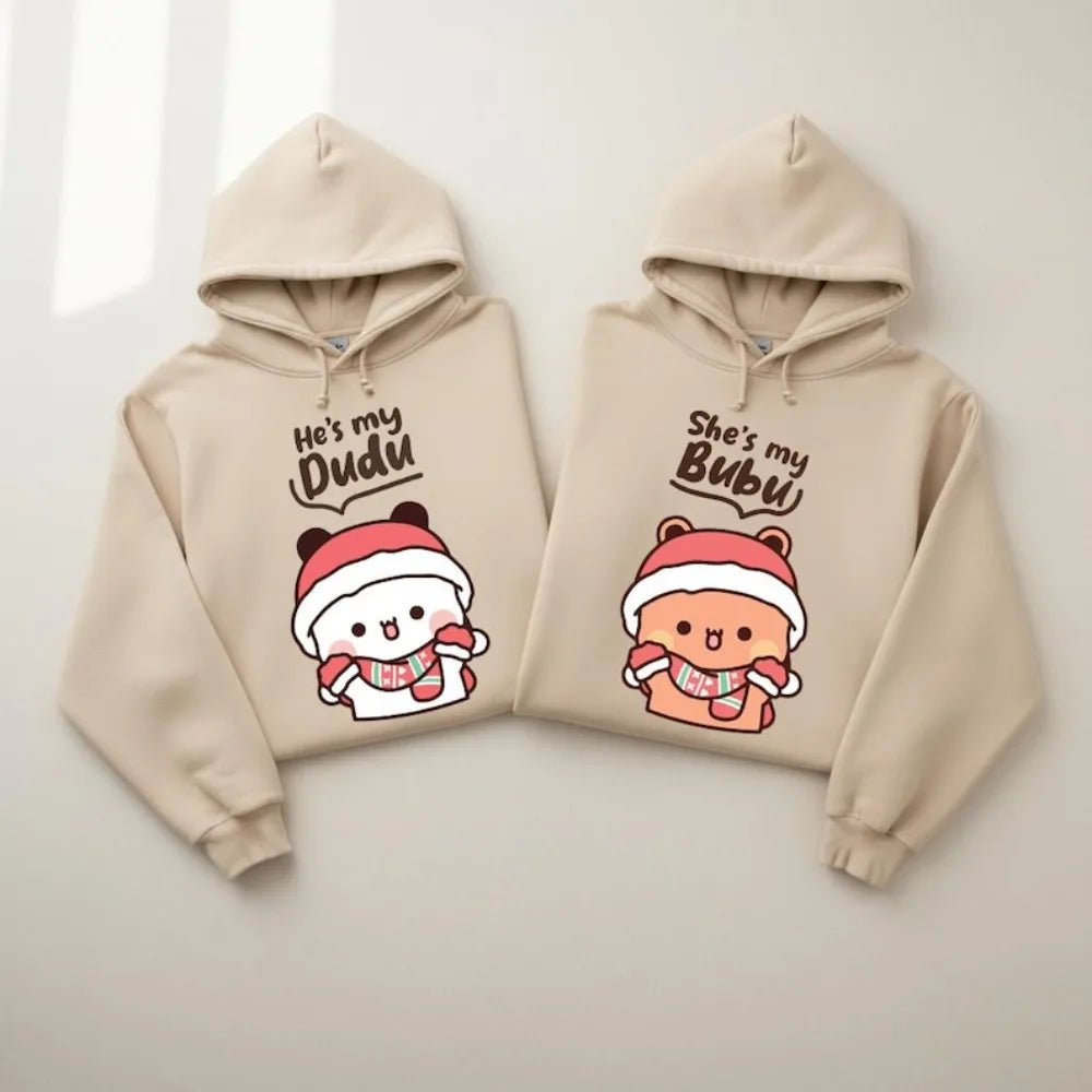 Cute Christmas Couple Hoodies