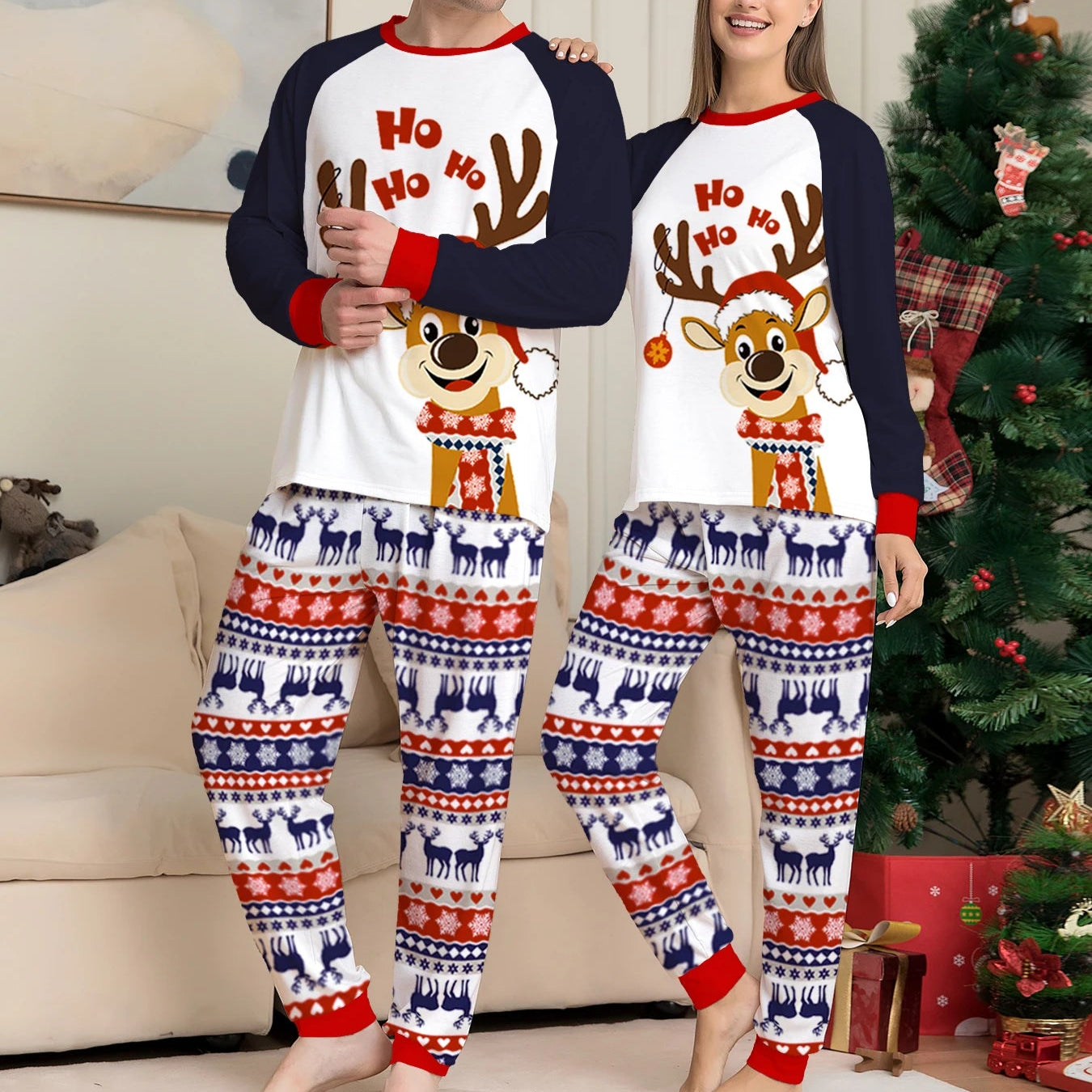 Cute Christmas Pajamas Couples