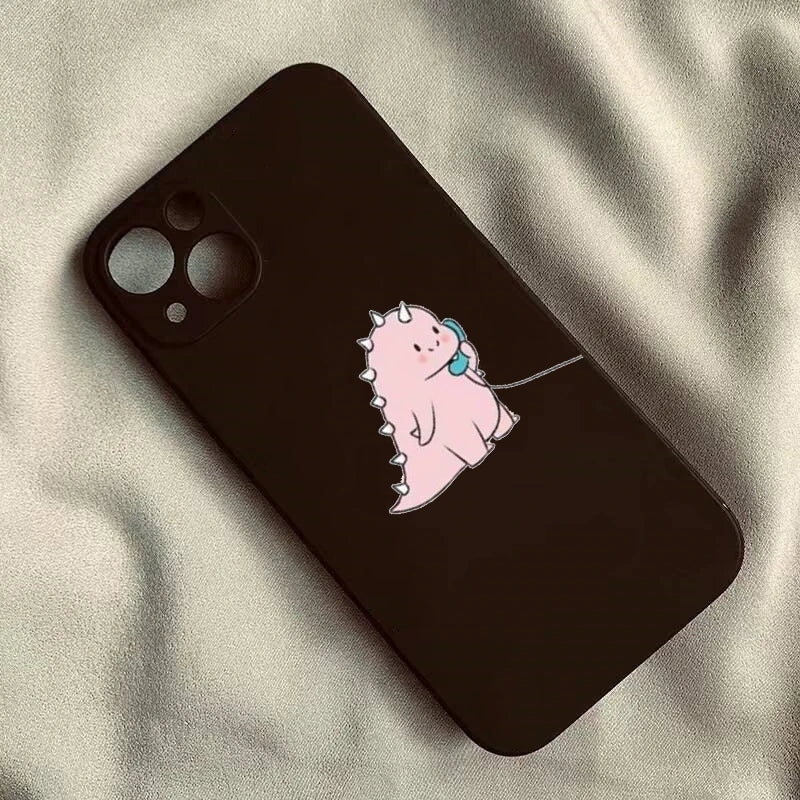 Cute Dinosaur Couple Phone Case