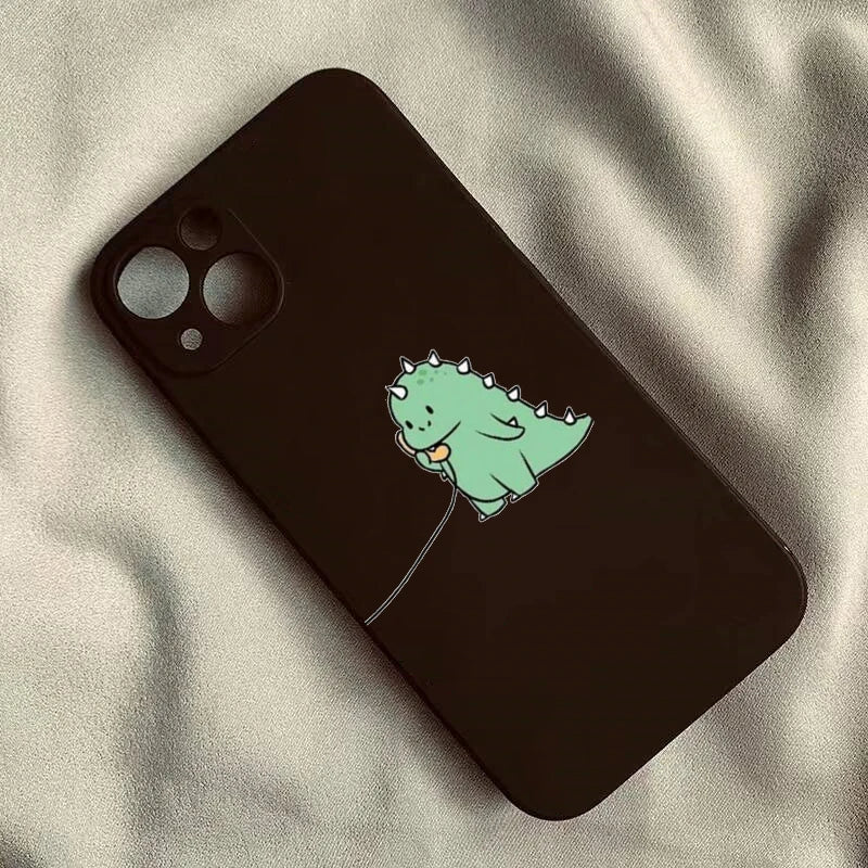 Cute Dinosaur Couple Phone Case
