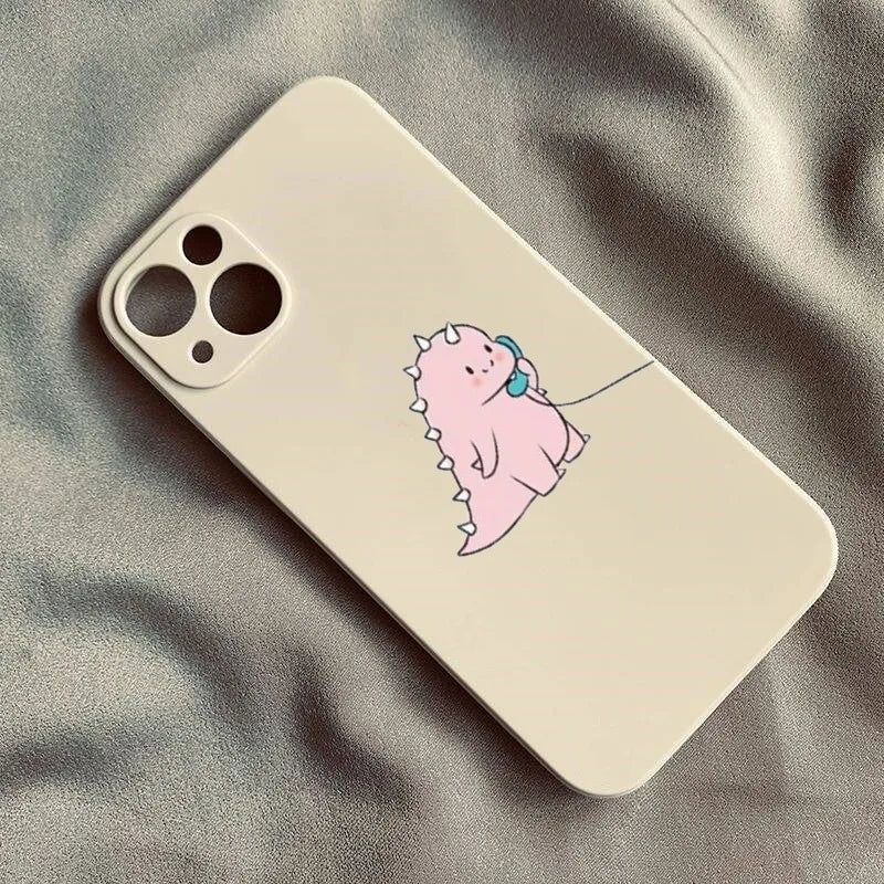 Cute Dinosaur Couple Phone Case