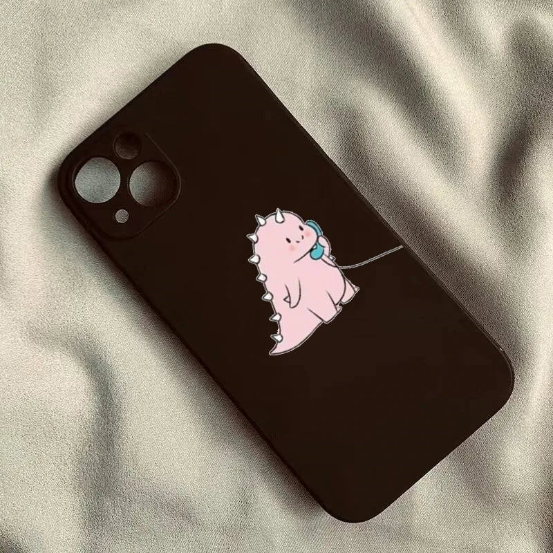 Cute Dinosaur Couple Phone Case