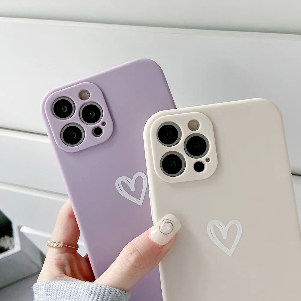 Cute Heart Couple Phone Case