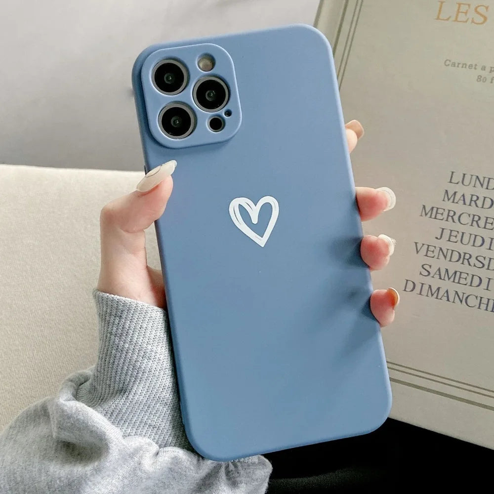 Cute Heart Couple Phone Case