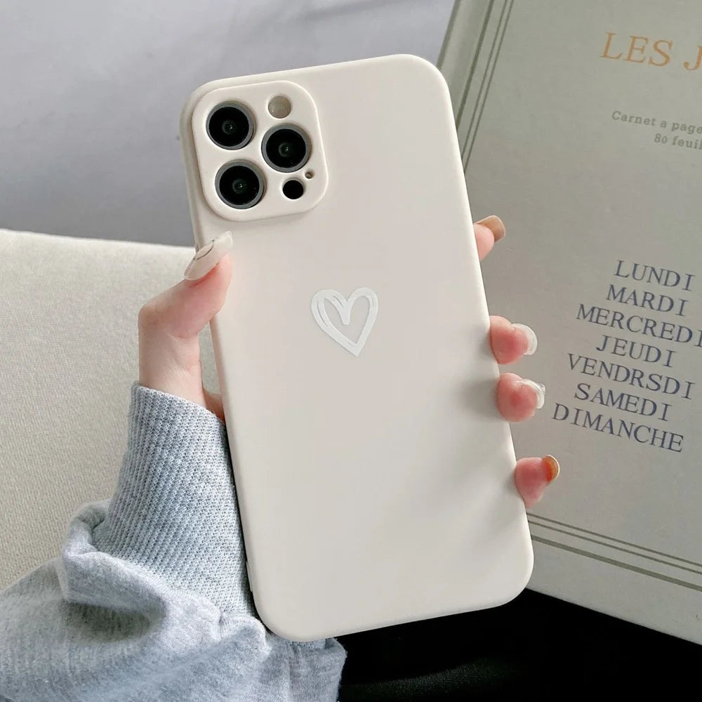 Cute Heart Couple Phone Case